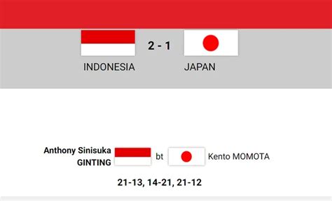 live score indo vs jepang